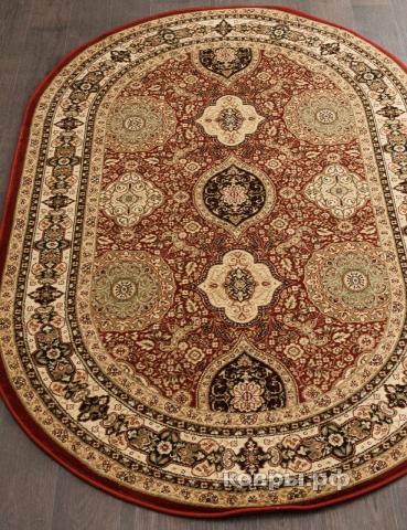 ковер Merinos Izmir d101 RED Овал — фото 2