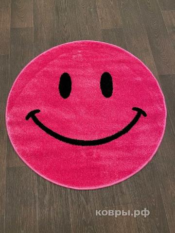 ковер MERINOS SMILE NC19 PINK Круг