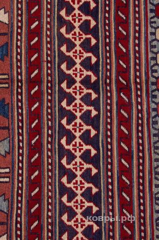 ковер ручной работы Иранский ковер ручной работы Сумах Сиржан 2.42x3.37м — фото 7