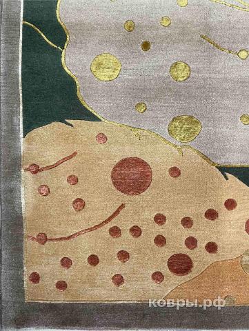 ковер ручной работы Китайский ковер ручной работы из шелка и шерсти 2.44x1.68 — фото 2