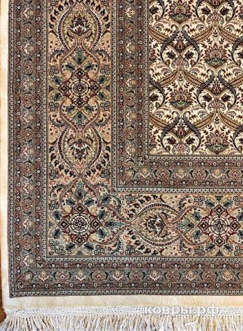 ковер ручной работы Индийский ковер ручной работы из шелка и шерсти Agra (Агра) 3.09x2.46 — фото 4