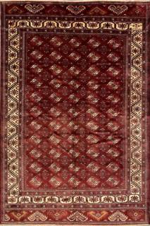 Шерстяной Иранский ковер ручной работы Ahal Teke (Ахал Теке) 3.38x2.42