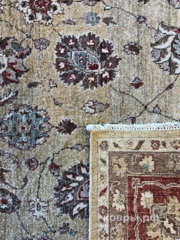 ковер ручной работы Афганский ковер ручной работы из шелка и шерсти Сhoubi Ziegler (Чуби зиглер) 2.6x2.51 — фото 4