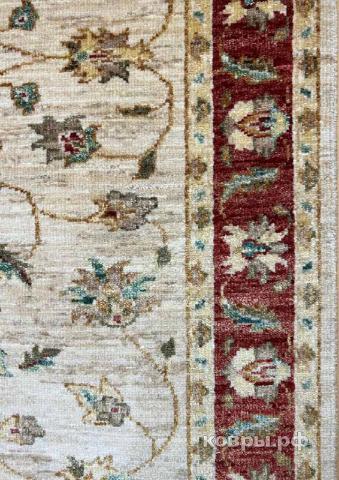 ковер ручной работы Афганский ковер ручной работы из шелка и шерсти Сhoubi Ziegler (Чуби зиглер) 1.85x0.79 — фото 3