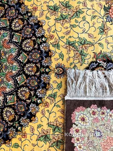 ковер ручной работы Шелковый Китайский ковер ручной работы Hereke (Хереке) 2x1.41 — фото 2