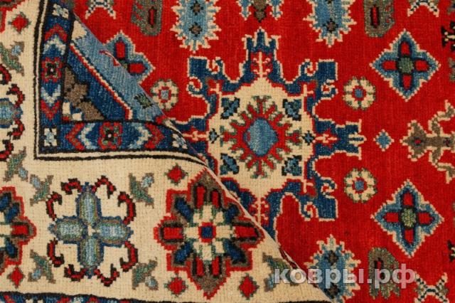 ковер ручной работы Пакистанский ковер ручной работы Казах 1.05x1.49м — фото 14