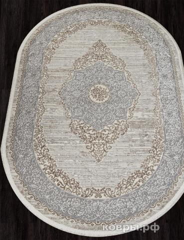 ковер KARDELEN MARMARIS 26913A GRY / D.BEIGE Овал — фото 2