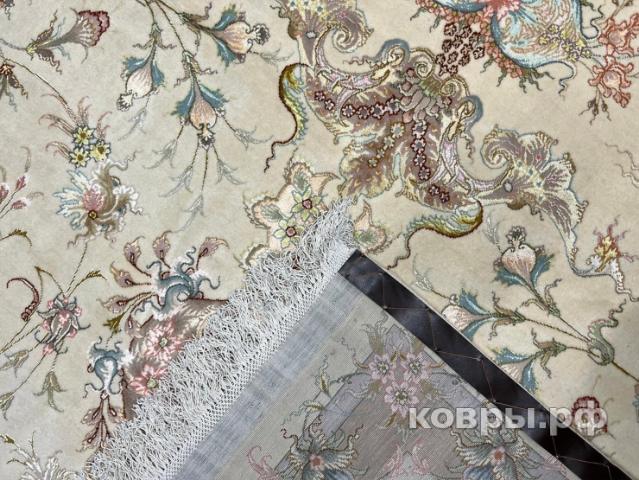 ковер ручной работы Иранский ковер ручной работы из шелка и шерсти Tabriz (Табриз) 6.05x3.95 — фото 6