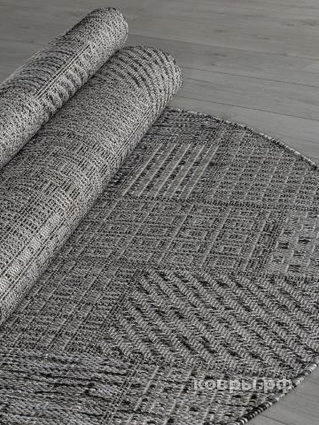 ковер Ковер MERINOS KAIR S160 DARK GRAY Овал — фото 3