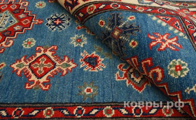 ковер ручной работы Пакистанский ковер ручной работы Казах 0.97x1.49м — фото 14