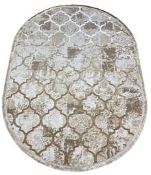 Ковер Ascona 4100B BEJ FLOS / BEJ FLOS овал