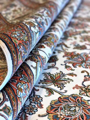 ковер ручной работы Шелковый Индийский ковер ручной работы Kashmir (Кашмир) 2.78x1.86 — фото 3