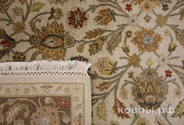 ковер ручной работы Шелковый Индийский ковер ручной работы Agra (Агра) 2.01x2.95 — фото 3