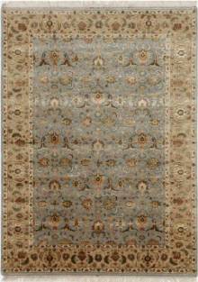 Индийский ковер ручной работы из шелка и шерсти Agra (Агра) 3.84x2.77