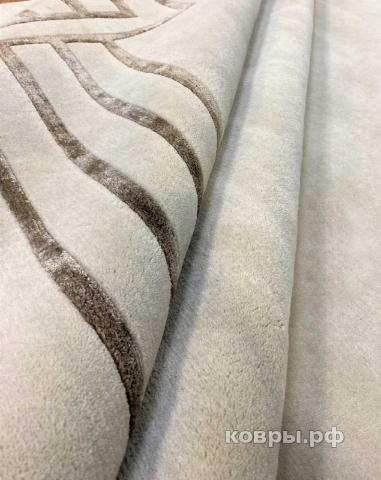 ковер ручной работы Индийский ковер ручной работы из шелка и шерсти 4.05x3.06 — фото 2