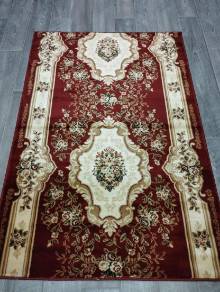 Коврик №410-красный,размер 1,3 на 1,9 метра