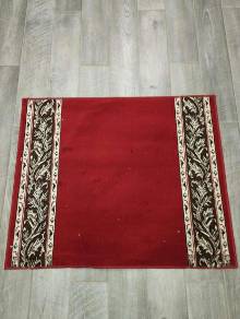 Коврик №487-красный,размер 1,2 на 1 метра