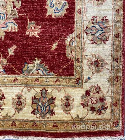 ковер ручной работы Шелковый Афганский ковер ручной работы Сhoubi (Чуби) 1.45x0.9 — фото 2