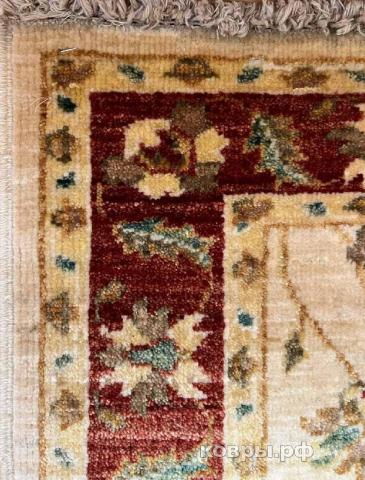 ковер ручной работы Афганский ковер ручной работы из шелка и шерсти Сhoubi Ziegler (Чуби зиглер) 1.85x0.79 — фото 4