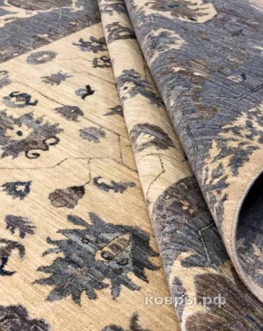 ковер ручной работы Шерстяной Афганский ковер ручной работы Сhoubi (Чуби)  3.07x2.48 — фото 2