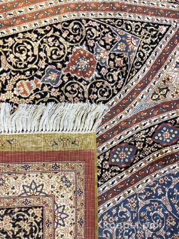 ковер ручной работы Шелковый Китайский ковер ручной работы Hereke (Хереке) 3.73x2.75 — фото 4