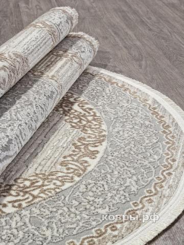 ковер KARDELEN MARMARIS 26913A GRY / D.BEIGE Овал — фото 3