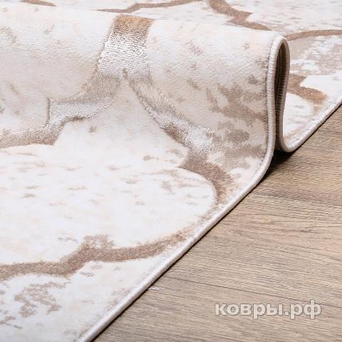 ковер Karmen hali Ascona 4100B BEJ FLOS / BEJ FLOS овал — фото 2