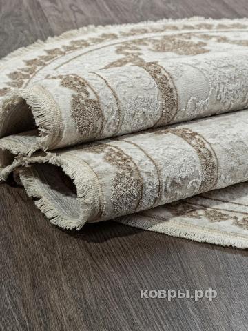 ковер DURKAR SANDALI 30231Y BEIGE / L.GREY Овал — фото 4