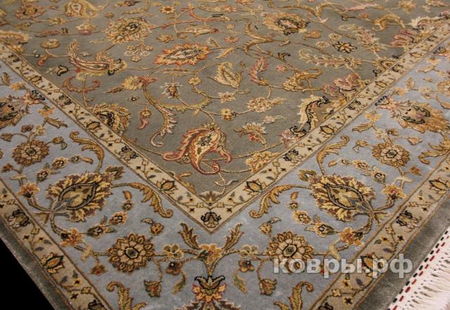 ковер ручной работы Индийский ковер ручной работы из шелка и шерсти Aurora (Аврора) 3.71x2.77 — фото 5