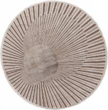 Круглый ковер из Турции Ковер SAFIR 00837A BROWN / BROWN