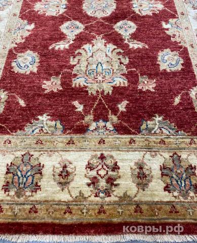 ковер ручной работы Шелковый Афганский ковер ручной работы Сhoubi (Чуби) 1.45x0.9 — фото 3