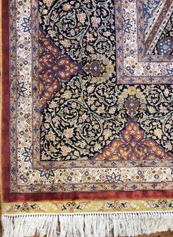 ковер ручной работы Шелковый Китайский ковер ручной работы Hereke (Хереке) 3.73x2.75 — фото 5