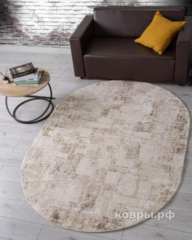 ковер Ковер KARMEN HALI ARMINA 04091A BROWN / BROWN Овал — фото 3