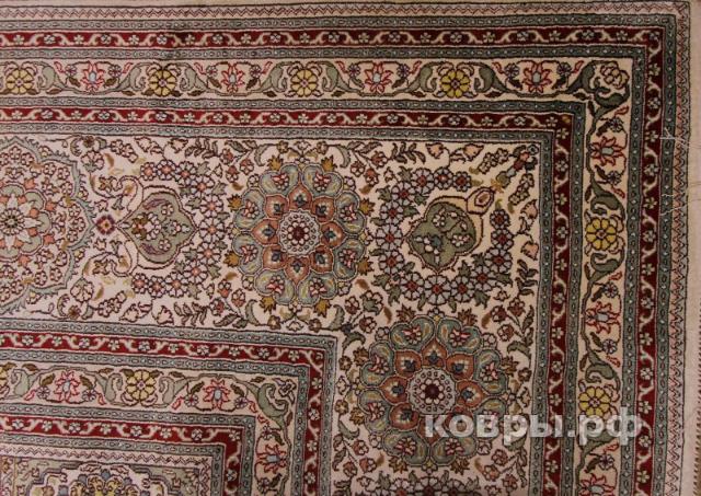 ковер ручной работы Шелковый Китайский ковер ручной работы 4.3x3 — фото 7