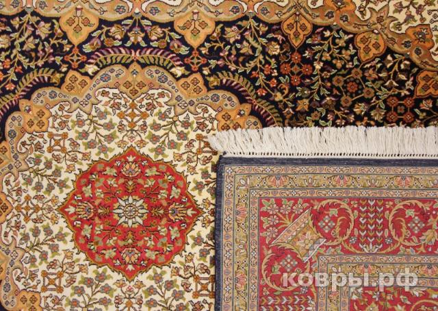 ковер ручной работы Шелковый Индийский ковер ручной работы 2.14x1.52 — фото 3