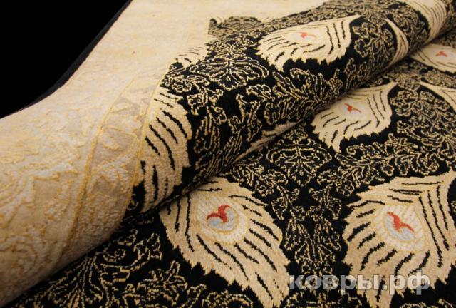 ковер ручной работы Индийский ковер ручной работы из шелка и шерсти Numan (Нуман) 1.7x2.4 — фото 4