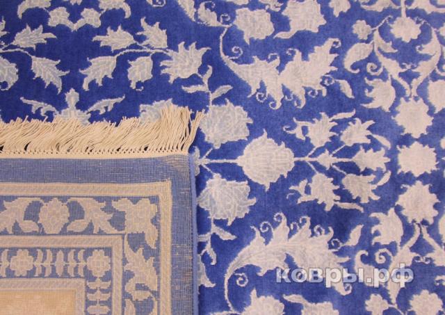 ковер ручной работы Индийский ковер ручной работы из шелка и шерсти Rajkumar (Ражкумар) 4.23x3.01 — фото 5