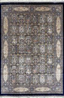 Шелковый Иранский ковер ручной работы Qum (Кум) 2.94x1.98