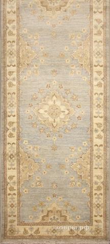 ковер ручной работы Шелковый Афганский ковер ручной работы Сhoubi (Чуби) 3.57x0.81 — фото 2