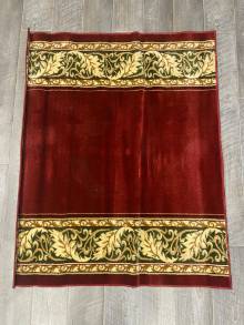 Коврик № 1350,бордовый,размер 1,5 на 1,23 метра