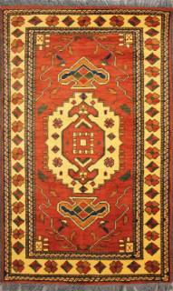 Шерстяной Афганский ковер ручной работы Merinos (Меринос) 1.33x0.8