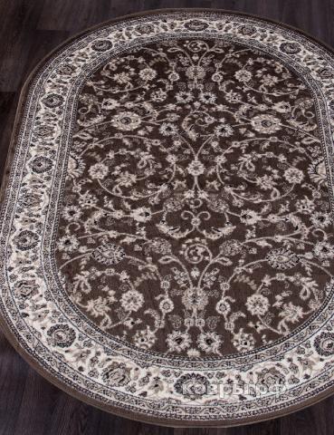 ковер Merinos Valencia Deluxe d251 BROWN Овал — фото 3