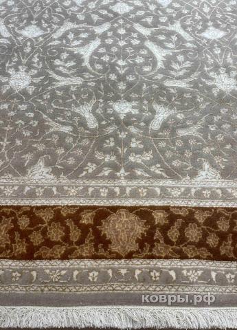 ковер ручной работы Индийский ковер ручной работы из шелка и шерсти Rajkumar (Ражкумар) 1.25x1.78 — фото 3