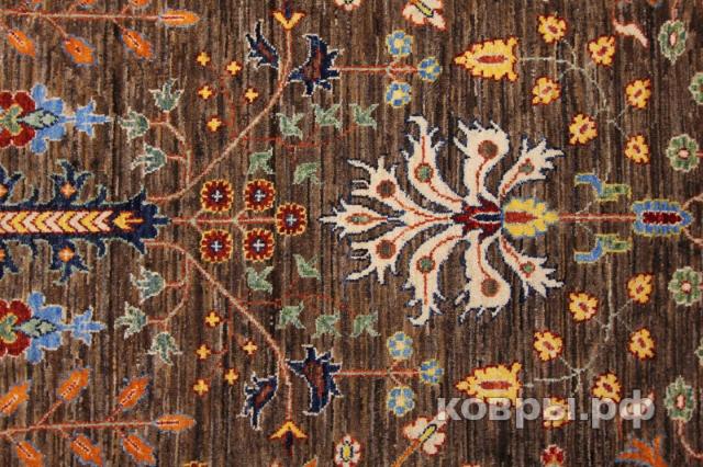 ковер ручной работы Шелковый Афганский ковер ручной работы Waziri (Вазири) 2.96x2 — фото 4