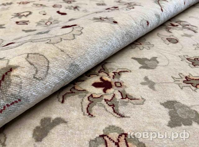 ковер ручной работы Афганский ковер ручной работы из шелка и шерсти Сhoubi (Чуби бельджик) 3.1x2.45 — фото 3