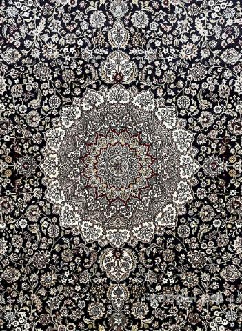 ковер ручной работы Шелковый Китайский ковер ручной работы 1.86x1.27 — фото 3