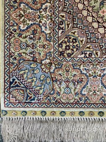 ковер ручной работы Шелковый Китайский ковер ручной работы 0.71x1.25 — фото 5