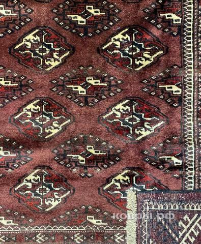 ковер ручной работы Шерстяной Иранский ковер ручной работы Ahal Teke (Ахал Теке) 3.88x2.64 — фото 4