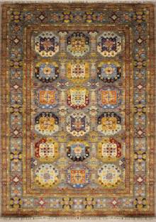 Шелковый Афганский ковер ручной работы Sultani (Султани) 2.93x1.99