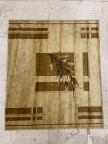 Коврик № 1373,бежевый,размер 1,5 на 1,3 метра